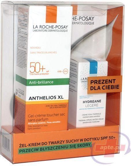 Dermokosmetyk La Roche Posay Anthelios Spf 50 żel Krem Do Twarzy 50ml Hydreane Legere 15ml