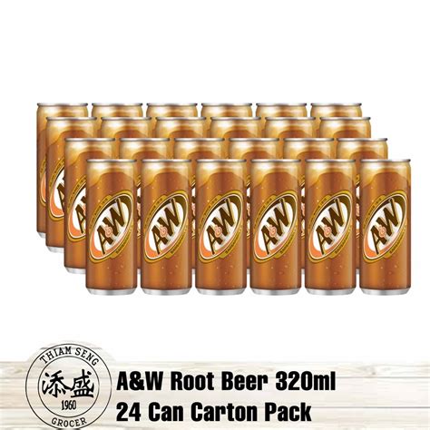 Aandw Root Beer 320ml 12 Or 24 Can Carton Pack Local Seller Fast Delivery Soft Drink Sweet