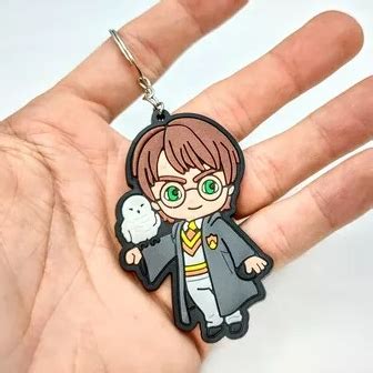 Chaveiro Harry Potter Emborrachado Alto Relevo Shopee Brasil