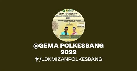 Gema Polkesbang Instagram Linktree