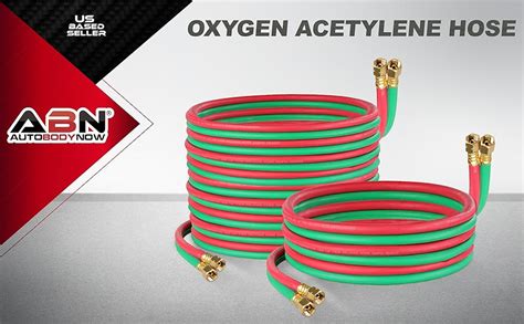 Amazon ABN Oxy Acetylene Hose 50 Foot X 1 4 Inch B Fitting Twin