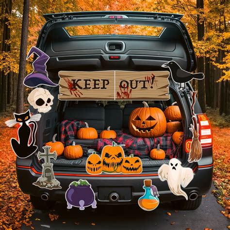 Halloween Trunk Or Treat Car Decorations Kit Popfun