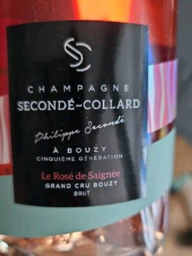 Champagne Secondé Collard Le Rosé de Saignée Brut Champagne Grand Cru