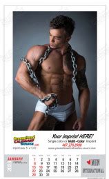 Nude Topless Promotional Wall Calendars Custom Adult Calendars With Male Female Models