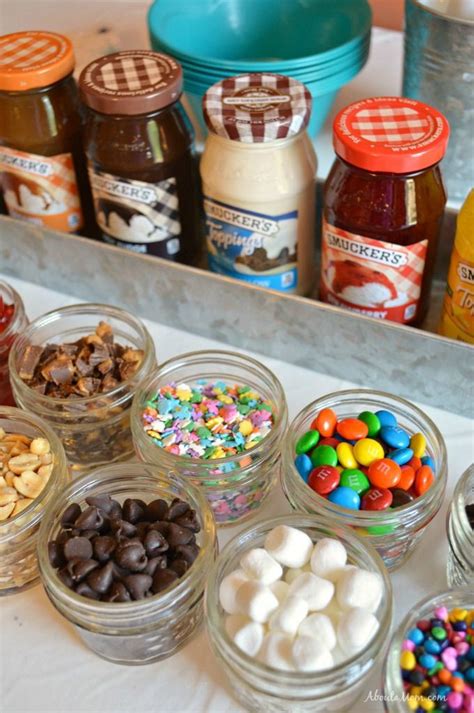 Build Your Own Sundae Bar With Smuckers About A Mom Ice Cream