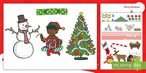 Christmas Card Ideas for Kids: Resource Pack (teacher made)