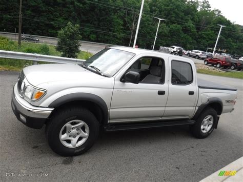 2002 Lunar Mist Metallic Toyota Tacoma V6 Double Cab 4x4 133576334