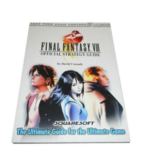 Brady Games Final Fantasy Viii 8 Official Strategy Guide Ps1 Rpg For