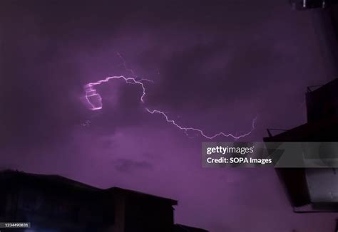 Lightning Strikes During A Thunderstorm In Srinagar News Photo Getty