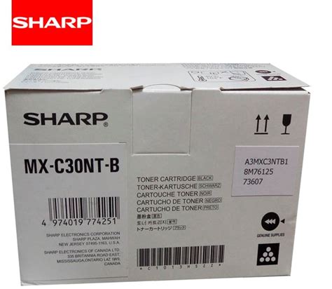 Toner Sharp Mxc Ntb Negro Todo Suministros