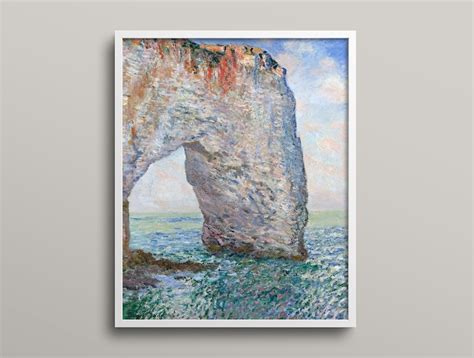 Digital Download Claude Monet Art Print the Manneporte Near Étretat