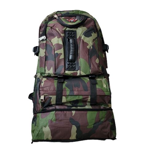 Mochila Tática Camuflada Militar Exército 50 Litros Camping Trilha