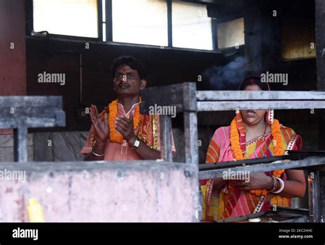 Hindu Devotees Offer Prayers At Kamakhya Temple During Navaratri