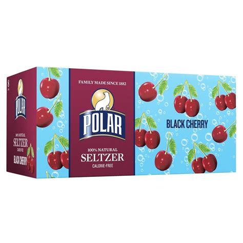 Polar Black Cherry Seltzer Water 8pk 12 Fl Oz Cans In 2021 Black