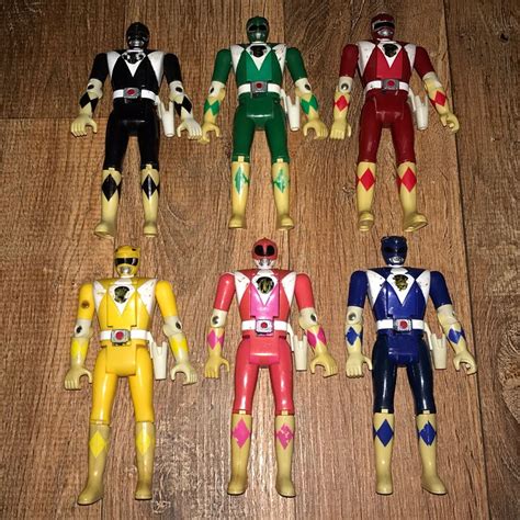 Boneco Power Rangers Vira Cabeça Original Bandai 1993 Lote Brinquedo