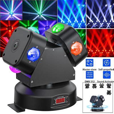 150W RG Laser Moving Head RGBW 8 LED Strobe Beam Bühnenlicht DMX DJ