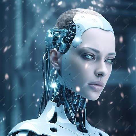 Premium AI Image | futuristic Humanoid robot