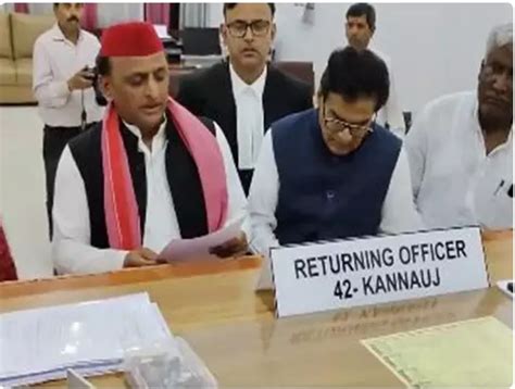 Lok Sabha Polls Sp Chief Akhilesh Yadav Files Nomination From Kannauj Seat