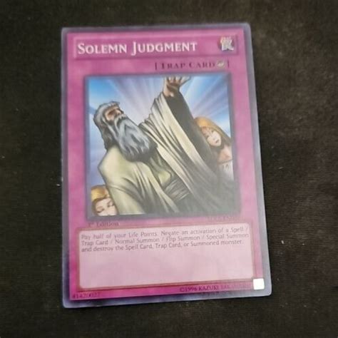 Yu Gi Oh TCG Solemn Judgment Structure Deck Lost Sanctuary SDLS EN038