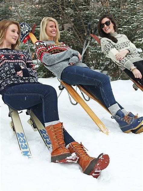 Women We Love Snow Bunnies Photos Preppy Winter Fall Winter