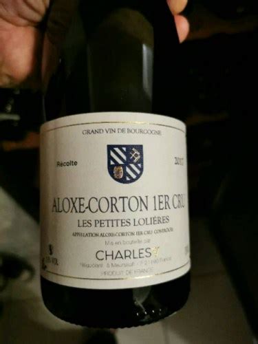 Charles V Aloxe Corton Er Cru Les Petites Loli Res Vivino Us