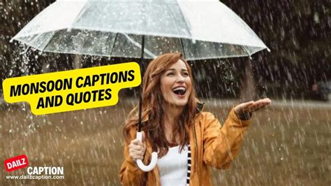 629 Monsoon Captions and Quotes for Instagram | Rainy Day Captions ...