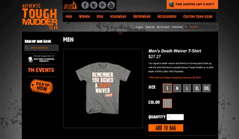 Tough Mudder Gear | MyCommerce