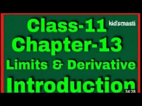 Limits Class One Shot Introduction Youtube