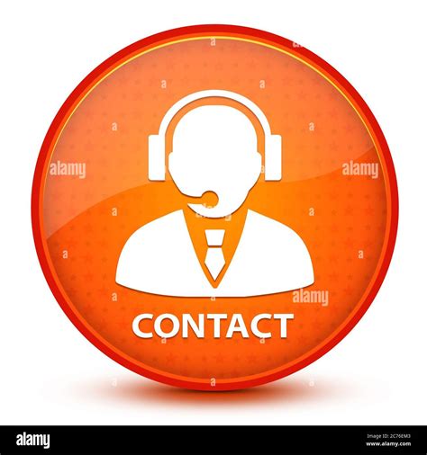 Orange Glassy Icon Buttons Cut Out Stock Images Pictures Alamy