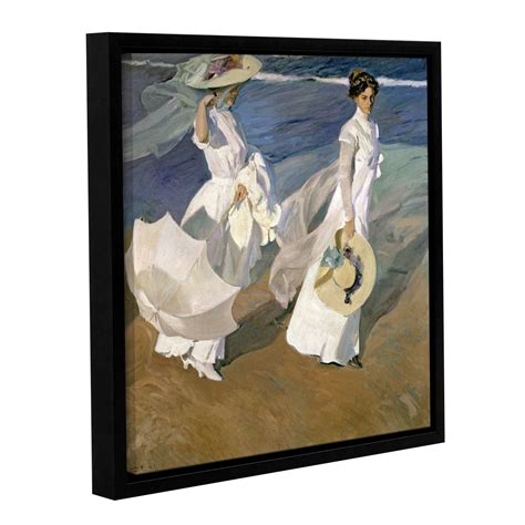 Joaquin Sorolla Y Bastidas Strolling Along The Seashore 1909