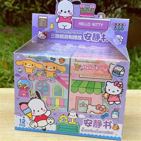 Sanrio Quiet Book Cartoon Kawaii Hello Kitty Melody Kuromi Cinnamoroll