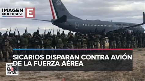 Disparan Contra Avi N De La Fuerza A Rea Mexicana En Culiac N Youtube