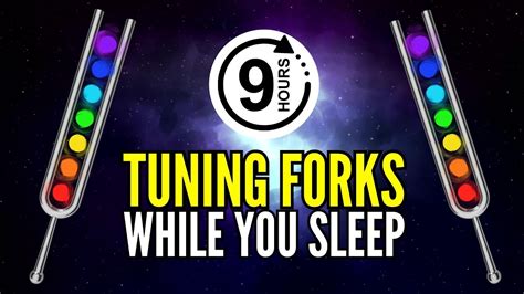 9 HOURS Tuning Forks Clearing HEAVY Energy From Your Chakras YouTube