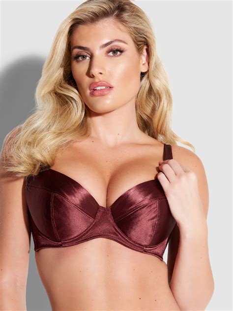 Va Va Voom Satin Full Figure Push Up Bra Fredericks Of Hollywood Fredericks Of Hollywood