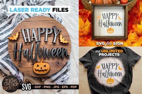 Halloween SVG Round Signs