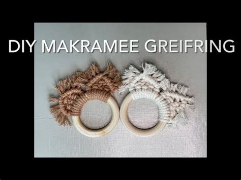 Diy Makramee Fuchs Baby Greifring Greifling Bei Ring Anleitung Macrame