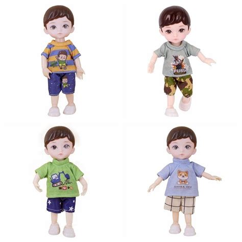 13 шарнирных кукол, 16 см BJD, кукла для маленького мальчика, подвижная ...