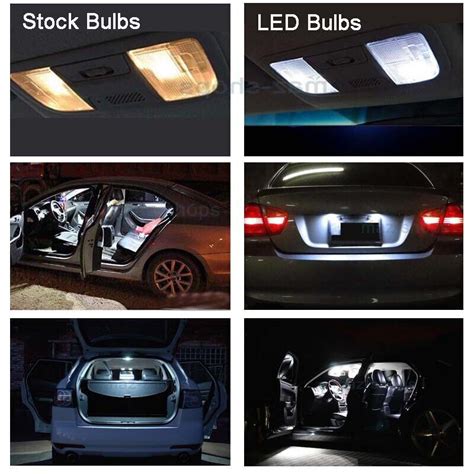 15Pcs Xenon White LED Interior Lights Package Kit For 2014 2017 Jeep