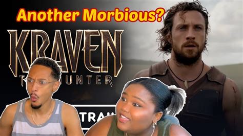 Kraven The Hunter Official Red Band Trailer Reaction Couple Reaction