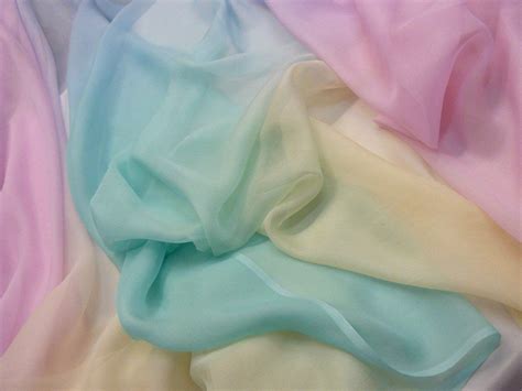 100 Silk Chiffon Width 120cm Fabric Stores Online Pretty Pastel