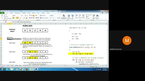 Sorting Bubble Sort Insertion Sort Selection Sort Radix Sort Youtube