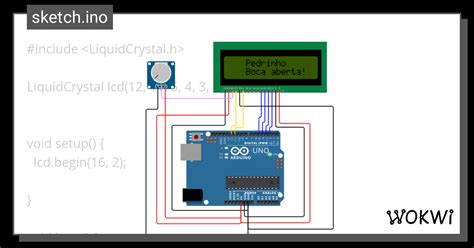 Display Lcd X Ino Wokwi Esp Stm Arduino Simulator