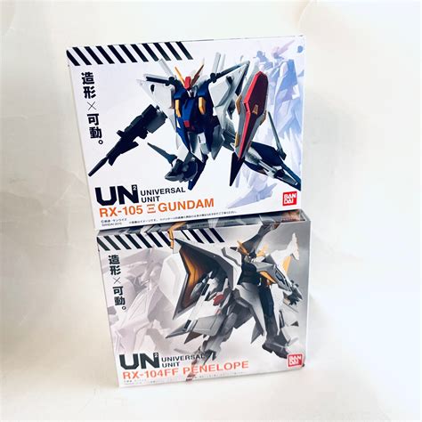 全新 BANDAI 食玩 高達模型 UNIVERSAL UNIT RX 104FF PENELOPE RX 105 XI GUNDAM