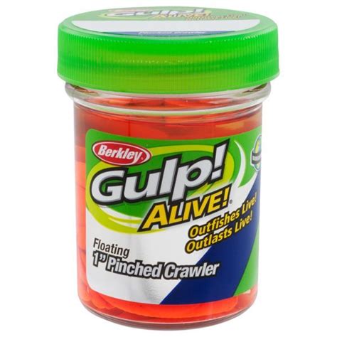 Berkley Gulp Alive Floating Pinched Crawlers Nightcrawler