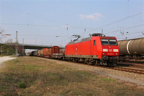 DB Cargo 145 079 0 Güterzug Graben Neudorf DB Cargo 145 0 Flickr