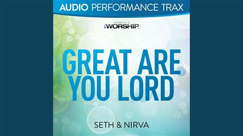 Great Are You Lord [original Key With Background Vocals] Youtube