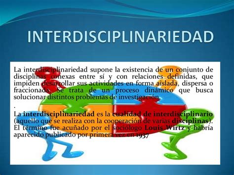 Interdisciplinariedad Diapositivas