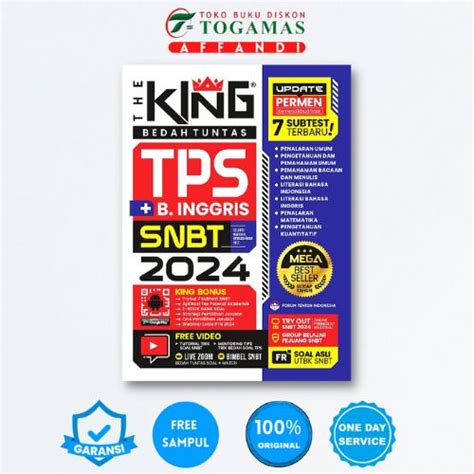 Jual The King Bedah Tuntas Tps B Inggris Snbt Forum Tentor