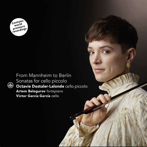 Octavie Dostaler Lalonde From Mannheim To Berlin Sonaten F R Cello