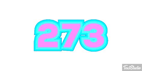 273 Number Animated  Logo Designs